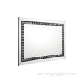 Rechteckiger Silberspiegel schwarzer Spiegelbodenspiegel